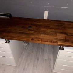 Custom Ikea Alex Desk