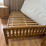 Solid Oak Bedroom Furniture (Double Bed, Mattress, Locker, Dressing table, Chest) Image 7