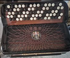 Italian Polverini Accordion 96 Bass Excellent Condition With Case