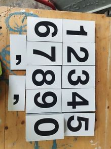 Numerals Lotto Digits 0-9