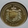 Liechtenstein 5 Euro pattern 1998 in coin stamp cover | customs union with Switzerland Image 2