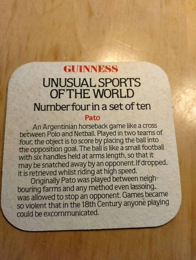 Rare vintage Guinness beer mats set of 10