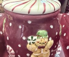 Christmas Gingerbread Container