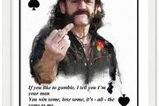 Lemmy Kilmister Ace Of Spades Lyric Poster Print Framed