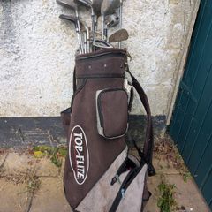 Golf bag and clubs free