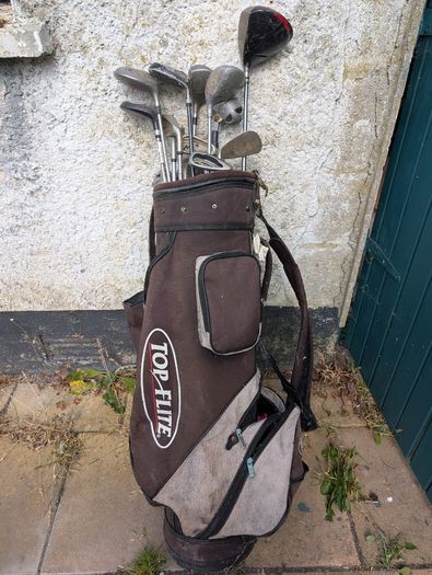 Golf bag and clubs free
