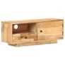 TV Cabinet 90x30x35 cm Solid Mango Wood Image 5