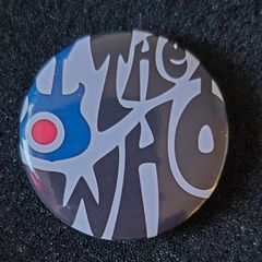 The who , pin back button badge.