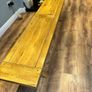 Oak dining bench Image 2