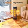 Heater, 2000W PTC Electric Heater with 4 Modes, Energy-Saving-ECO-Mode, 90 Oscillation, 24H Timer, Remote Control, Quiet& Powerful Fan Heater Image 5