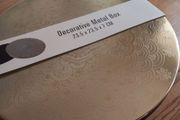 Brand New Large Round Decorative Metal Box