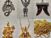 CLEARANCE 27 pendants mixed designs plus 13 extra chains