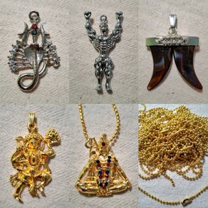 CLEARANCE 27 pendants mixed designs plus 13 extra chains
