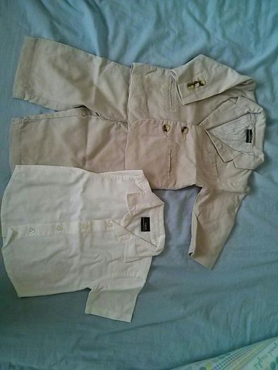 Boy's linen suit set 6-9mo by Next