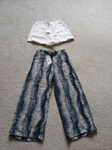 Ladies summer trousers and shorts size xs Primark