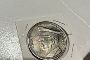 1935 German 5 ReichMark coin showing the head of Adolf Hitler reproduction
