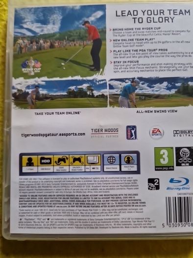 Tiger Woods Pga Tour 11 PlayStation3 Ps3 Games Original