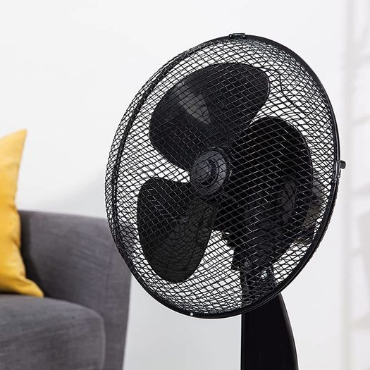 12" Inch, Lightweight, Portable Desk Fan, 3 Speed Settings, Wide-Angled Oscillation, Powerful Airflow, Quiet Operation, Perfect for Bedroom or Office (FREE SHIPPING)