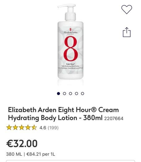 Elizabeth Arden Eight Hour Cream Hydrating Body Lotion 380ml