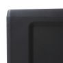 Garden Storage Cabinet with 4 Shelves Black Image 9