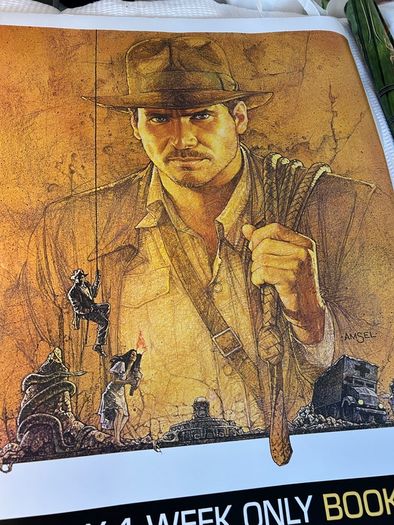 Raiders of the Lost Ark 45th Anniversary Cinema Poster