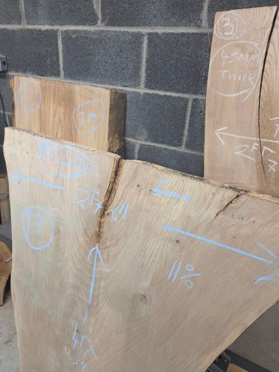 Live Edge Sycamore slab - Kiln Dried