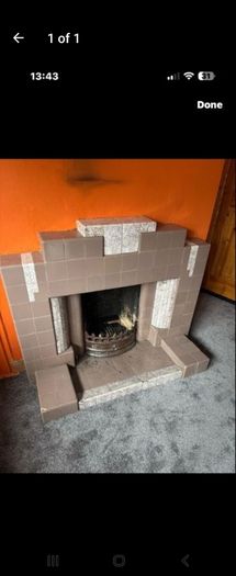Fireplaces x3