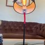 Scandi Modern Ikea LEDET Black Red Adjustable Gooseneck Table Lamp Image 6