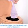 Portable And Movable Toilet With Paper Roll Holder Image 5