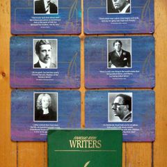 Famous Irish Writers. Box of six placemats