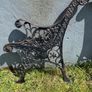 Pair of decorative cast  iron bench ends Image 3