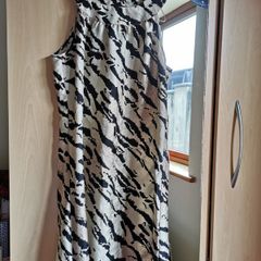 Warehouse Leopard print silk dress UK 10