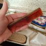Old Handle Mirror Hair Brush Comb Clothes Brush Image 8