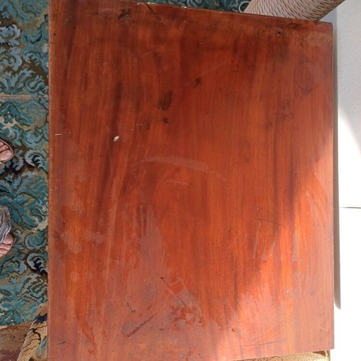 Vintage Early 1900s Dark Wood Hall Table Project