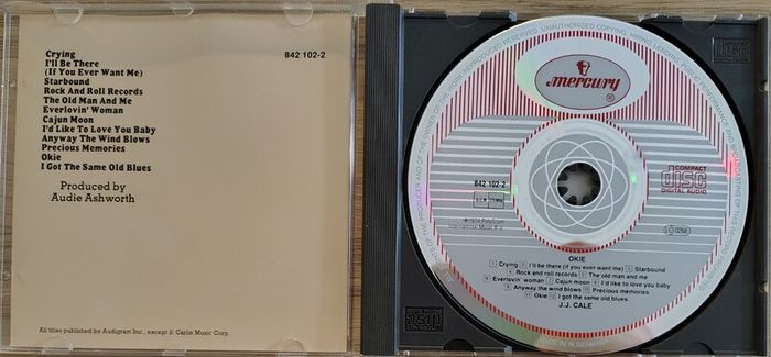 J.J. Cale - Okie CD (1974) 90's Reissue Folk Rock EX+