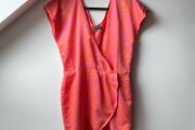 Numph Silk Blend Mini Wrap Dress