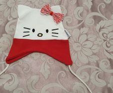 Kitty baby hat