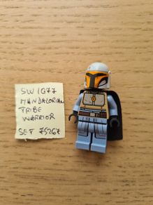 lego sw1077 mandalorian tribe warrior, set 75267