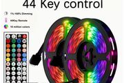 65ft/20M Smart LED Light Strip with RGB Remote Control - 44-Key Remote Flexible