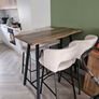 Breakfast bar and 4 chairs Image 3