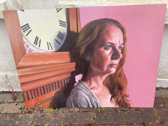 Acrylic painting free postage