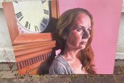 Acrylic painting free postage