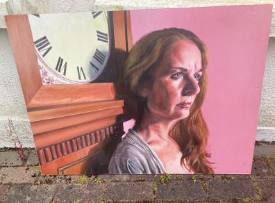 Acrylic painting free postage