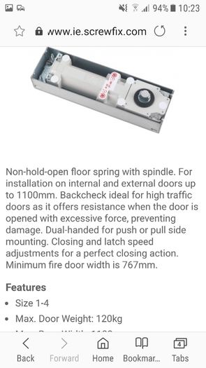 dorma bts75v door closer