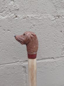 Lurcher walking stick