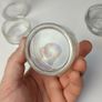 214 - Set of 5 Vintage Clear Glass Decorative Collectible Jars Ramekins Image 7