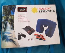 new travel essentials in box