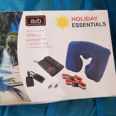 new travel essentials in box