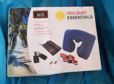 new travel essentials in box