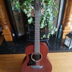 Harley Benton Semi Acoustic GS-Travel-E LH and padded bag